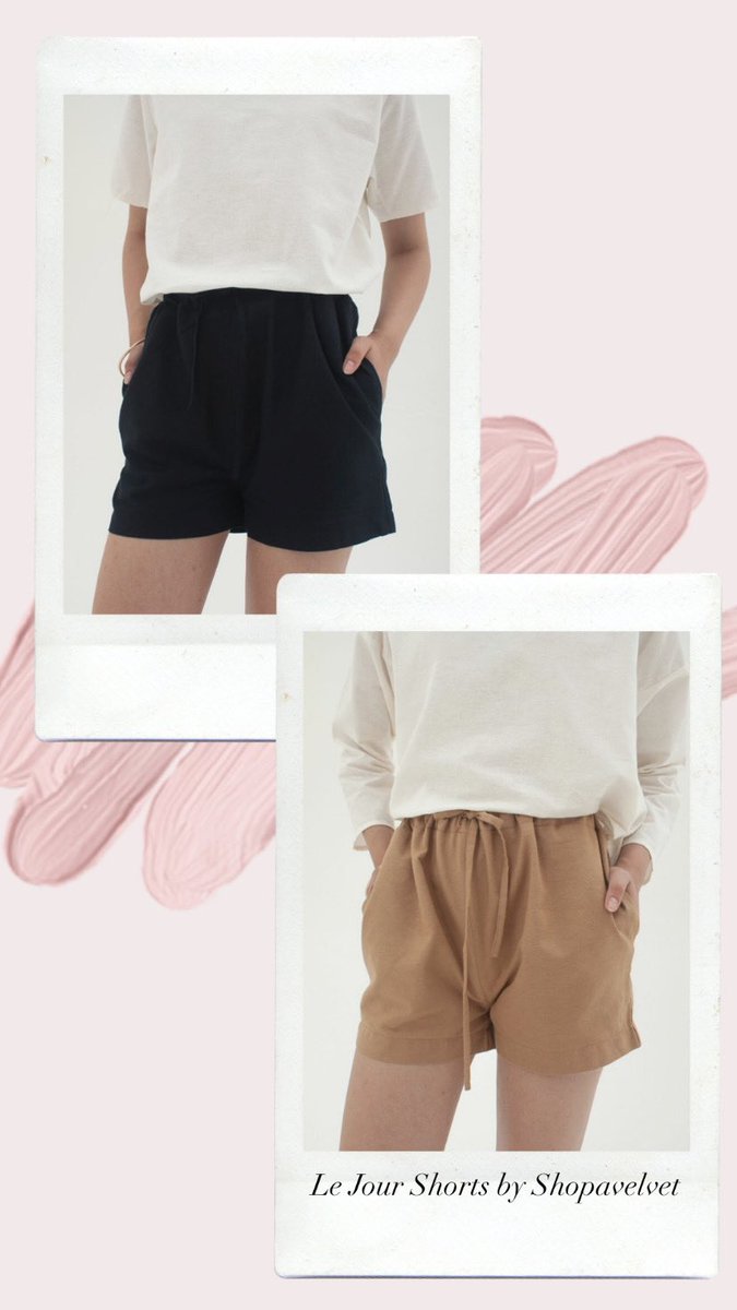 Curated by Foxity: Le Jour Shorts by Shopavelvet for only IDR 95.000. Fit for all size. Are you team black or team latte?
