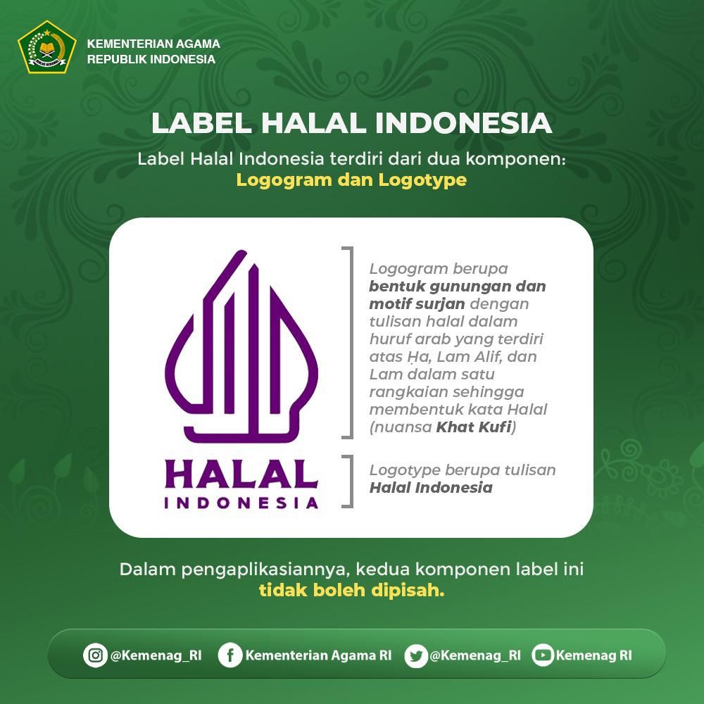 AnaCholis's tweet photo. Selamat datang
Label Halal Indonesia 

#halalindonesia
#Halal 
#kemenag 
#kemenagRI
#menag https://t.co/tfHqcNPv6Y