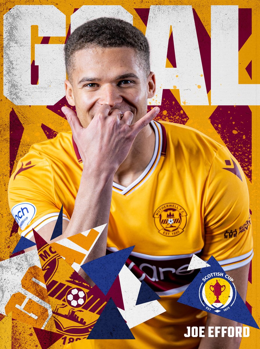 MOTHERWELL GET ONE BACK.

Jordan Roberts shoots from 25 yards and his effort, going wide, hits JOE EFFORD in the chest, bounces off the post and we're right back in this.

44' // #MFCvHFC // 1-2