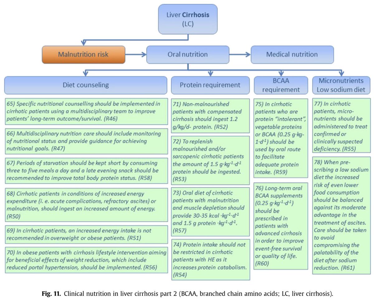 drkeithsiau's tweet photo. ESPEN 2020 guidelines for oral nutrition in cirrhosis #LiverTwitter #MedEd https://t.co/twXLJNI8TA