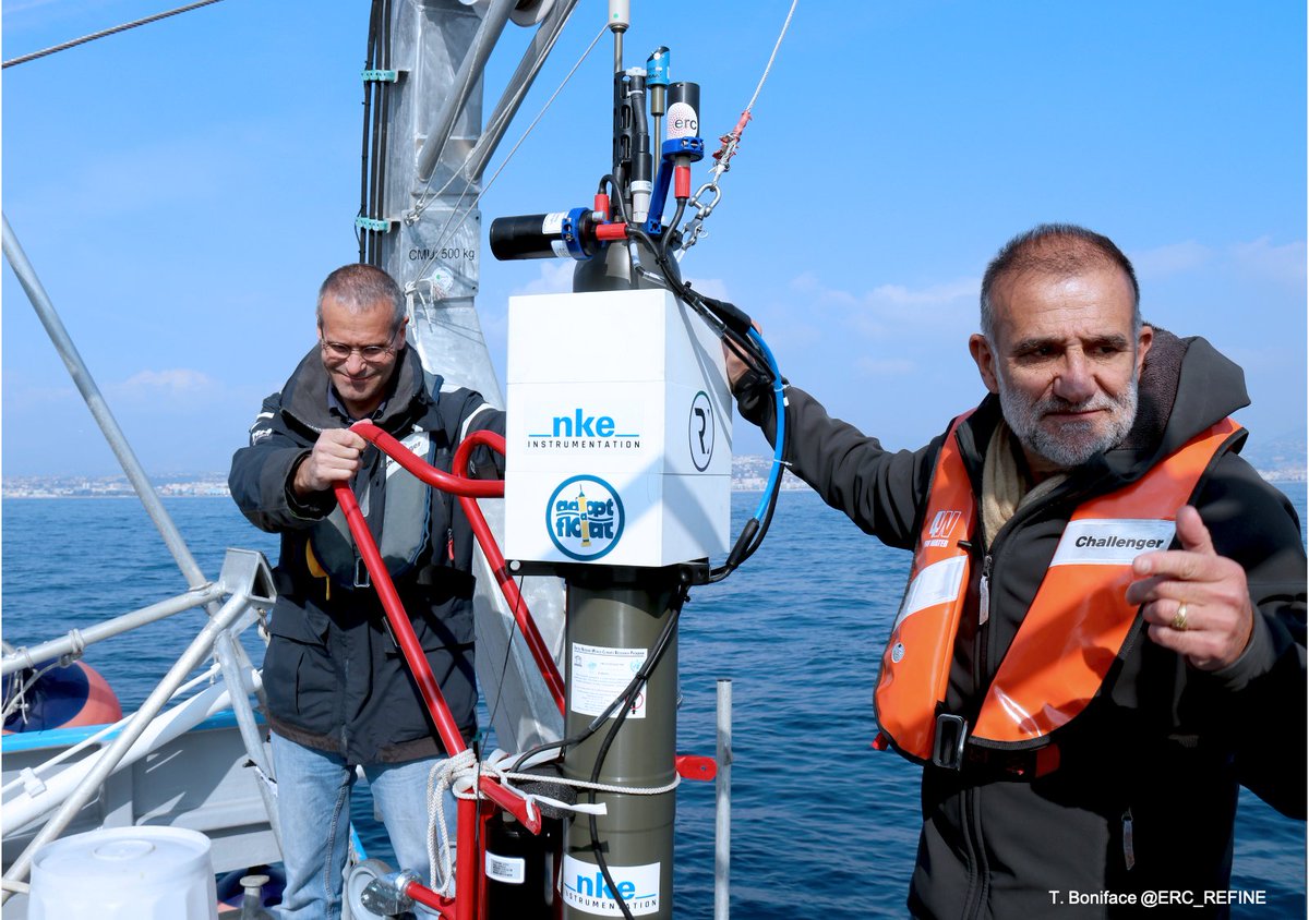 ERC_REFINE's tweet photo. Successful at sea tests for the brand new Jumbo #REFINE #profilingfloat 👍
Ready for future deployments and multidisciplinary #exploration of the #OceanTwilightZone. Keep tuned!
🔗 https://t.co/zQxBXAlL8z
@ERC_Research @CNRS @Sorbonne_Univ_ @LovLabo @Lov_OMTAB @ComplexLov https://t.co/3o0u2lAg1u