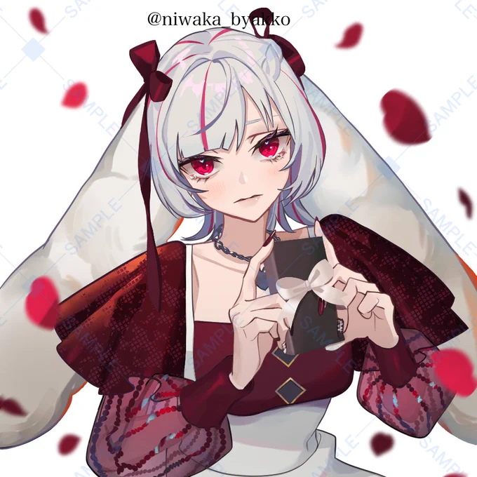 【ご依頼】酒田 うい様( )の特典イラストを描かせていただきました。応援よろしくお願いいたします。ご依頼ありがとうございました!#IRIAM #IRIAMライバー #有償依頼 