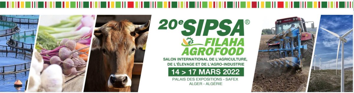 cciaf_actu's tweet photo. 🚨 #Salon #SIPSAFILAHA 🚨
🧐 #Retrouvez la @cciaf_actu à la 20ème édition du @sipsafilaha & #AGROFOOD, le plus grand salon #professionnel dédié à l’#élevage et l’#agroéquipement en #Afrique
👉Hall A1🤝Stand #9
📌 Du 14 au 17 Mars 2022, au Palais des Expositions de la #SAFEX https://t.co/LN9VoDhgxW