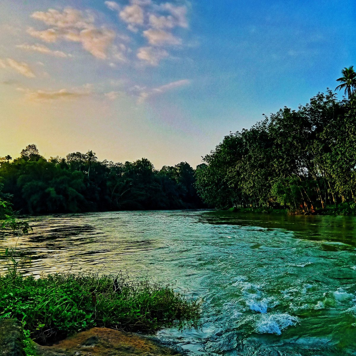 MonsoonNova's tweet photo. An evening well spent 👣
#riverside #peaceful #happyvibes #SimpleShotSaturday #landscapelovers #sky楽譜 #evening https://t.co/pMR3Xbbj8t