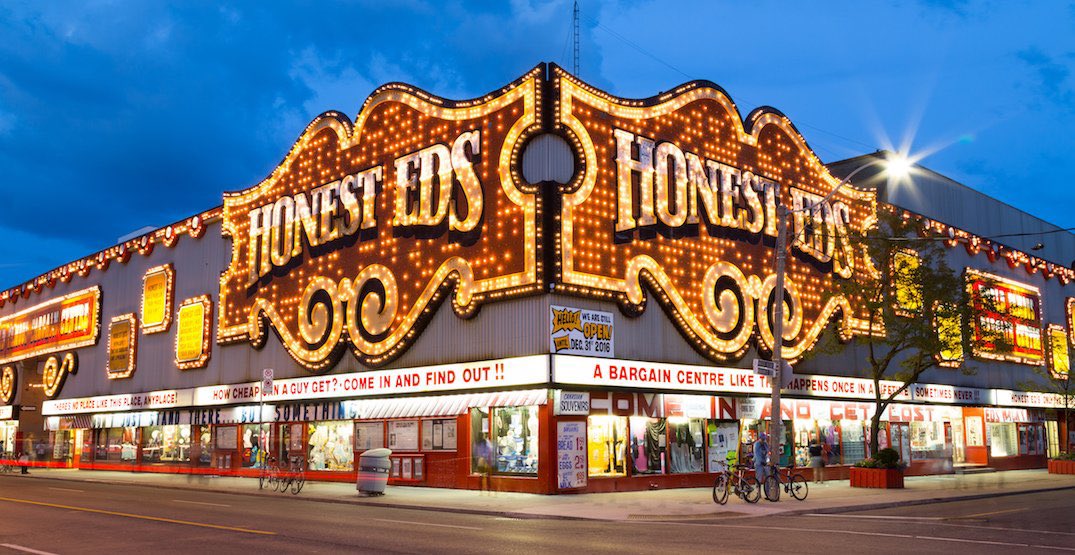 uppertunist's tweet photo. What if I told you: there’s a Honest Ed’s in the Metaverse ? It just has new vendors. #toronto #HonestEds #honesteds #torontorealestate #NFTCommunity #nfts https://t.co/i8JN7PQXU7