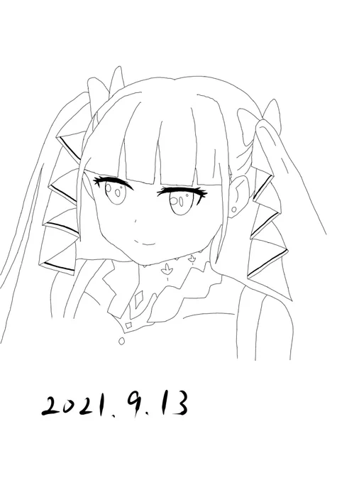 何もわからない状態から絵描き始めてちょうど半年になりました。これからも頑張ります٩( 'ω' )و2021.9.13==&gt;2022.3.13#画力変化ビフォーアフター 