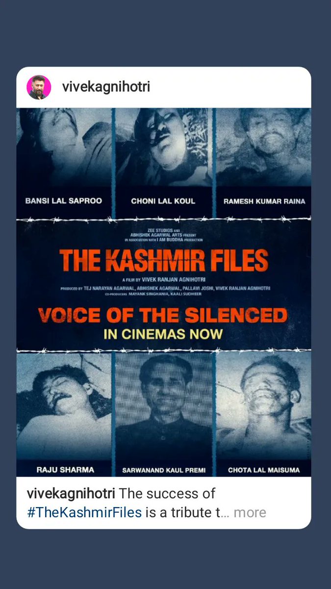 Mahendra_S_'s tweet photo. #Watchthekashmirfiles https://t.co/LtgbfK13PS