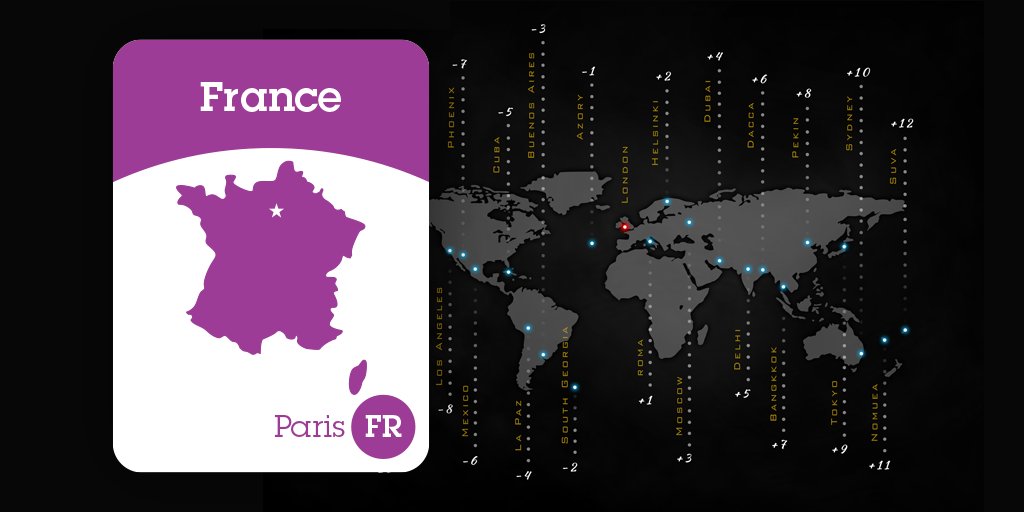ATGlobeTrivia's tweet image. Coordinated Universal Time (UTC) is based on continual comparisons of many atomic clocks in different countries. #UTC #france #universaltime