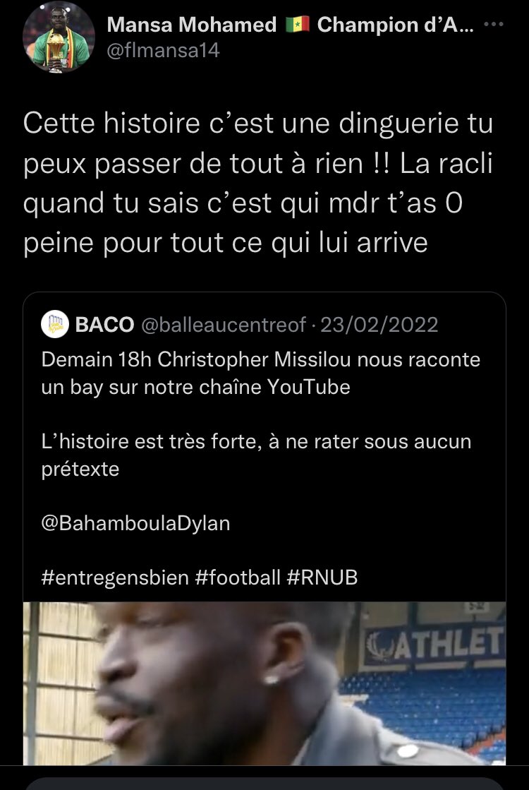 lehaimg9's tweet photo. @Yangparis9 @ouiouiouicestca @Queentchoko1 @rifianadou L’histoire est connu à Auxerre depuis longtemps tellement c’est une dinguerie ce qu’elle a fait le tromper pour finir avec un autre joueur de l’équipe car il a pas percé https://t.co/lEcRpCihys