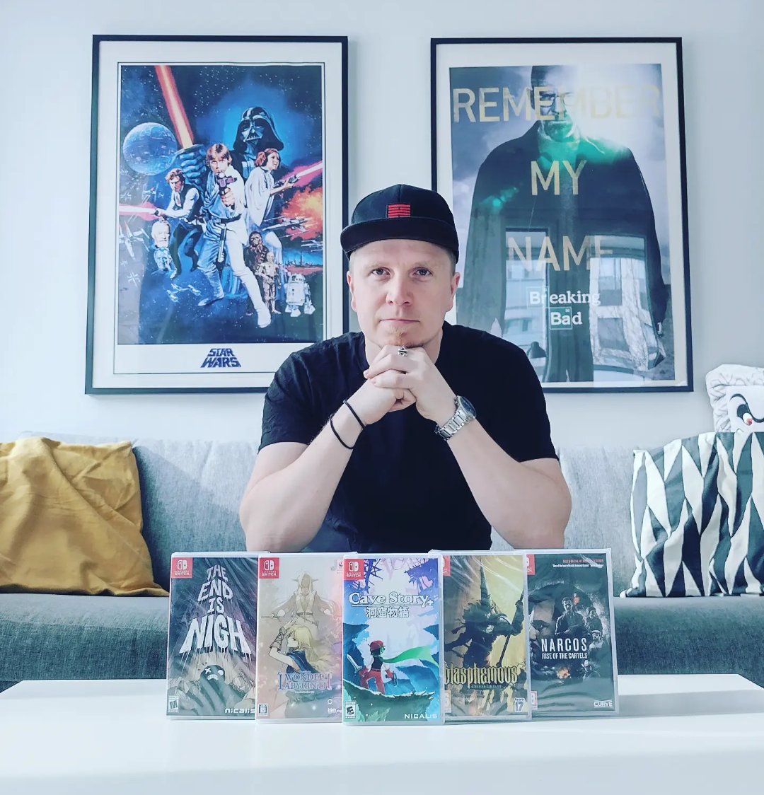 Gadm1n's tweet photo. Uusi kevät, uudet #NintendoSwitch pelit, uusi IG kuva! 👏🤩 Vielä kun päästään keväässä hieman pidemmälle niin on paremmin aikaa myös pelata näitä. 💪🕹️
https://t.co/0hJAkgalKf
#CaveStoryPlus #RecordOfLodossWar #Blasphemous #TheEndIsNigh #Narcos https://t.co/OuRAbnPJjs