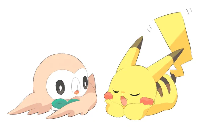 話を聞いてるフリしてよくわかってないモクローのらくがき🦉 