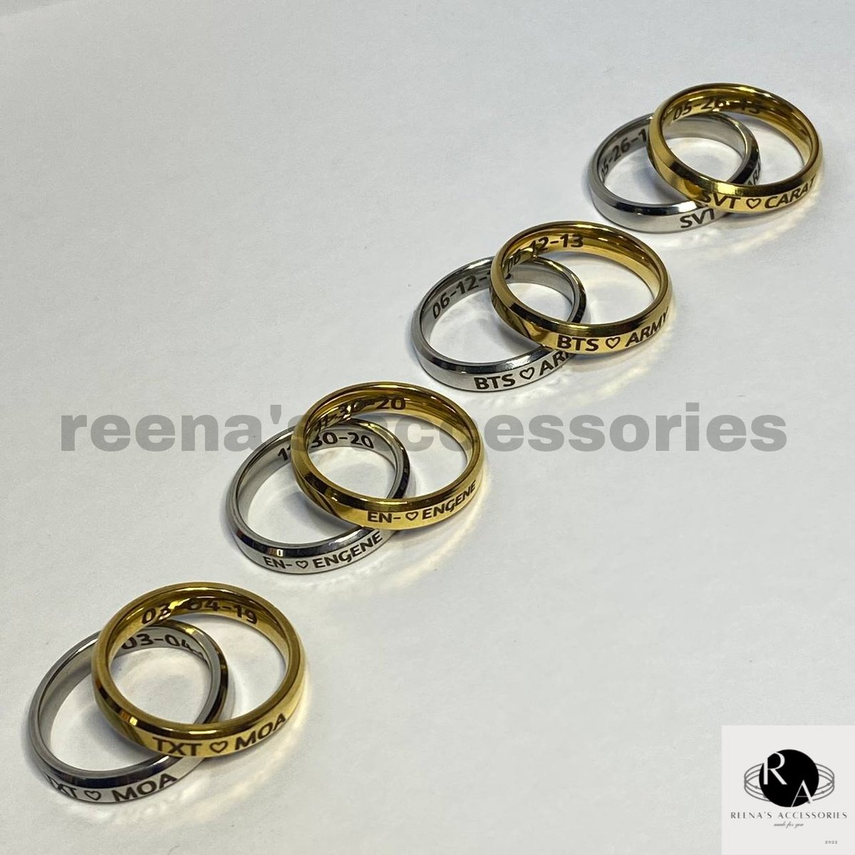 ReenasAccess's tweet photo. #ReenaGO Fandom Ring ( 2nd Pre-order)

Ring- 339.00 pesos (each)
Ring w/ chain- 419.00 pesos (each)

order form: https://t.co/uCrBFoBYyI

DOO: until March 27
DOP: April 03
ETA: 3-4 weeks 

*need at least 10 orders

🏷️wts lfb txt enhypen bts svt merch moa army carat engene https://t.co/csaNcuKPDL