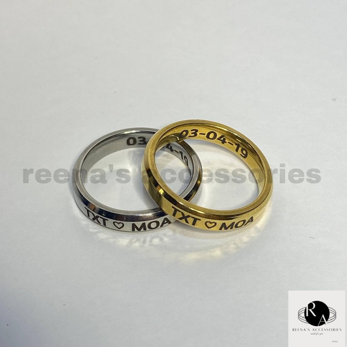 ReenasAccess's tweet photo. TXT Fandom Ring ( 2nd Pre-order)

Ring- 339.00 pesos (each)
Ring w/ chain- 419.00 pesos (each)

order form: https://t.co/uCrBFoBYyI

DOO: until March 27
DOP: April 03
ETA: 3-4 weeks 

*need at least 10 orders

🏷️wts lfb txt enhypen bts svt merch moa army carat engene https://t.co/aS7WDlBJP2
