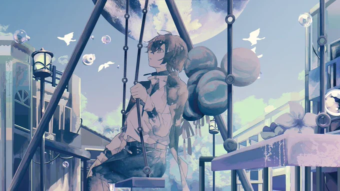 この絵の右端が、AtRハウスで左下がそまうさの部屋で、この海浜公園にまぬんちゃんのお店があるってそんなことないでしょwww 