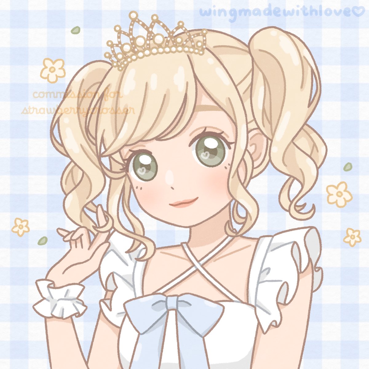 anime portrait of <a href="/berrycrosser/">𝚊𝚕𝚕𝚢 | 𝚋𝚎𝚛𝚛𝚢 ❀</a> ‘s cuuute acnh rep 👑 she has genshin barbara vibes ☁️

#animeartist #illustration