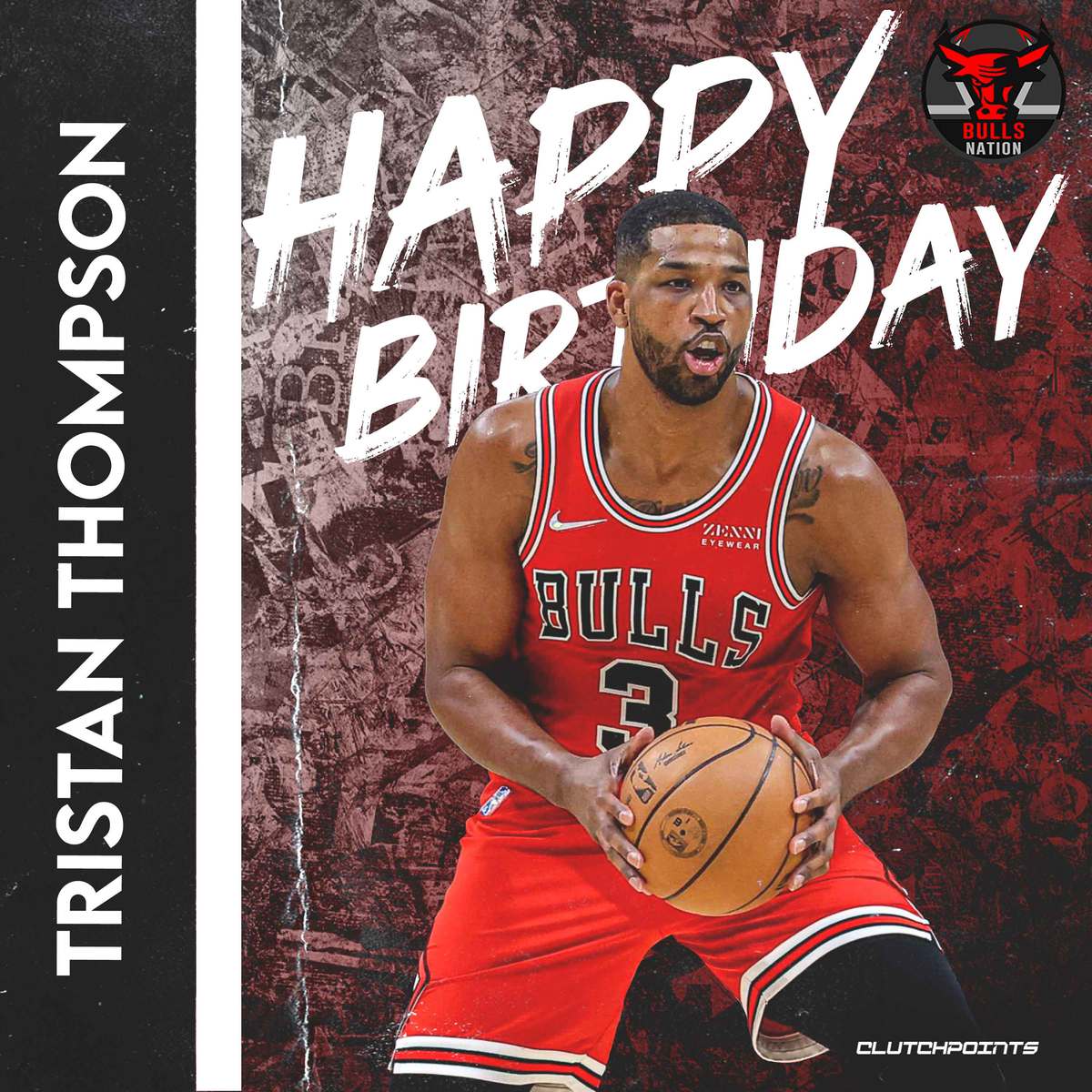 Bulls Nation, join us in wishing Tristan Thompson a happy 31st birthday! 