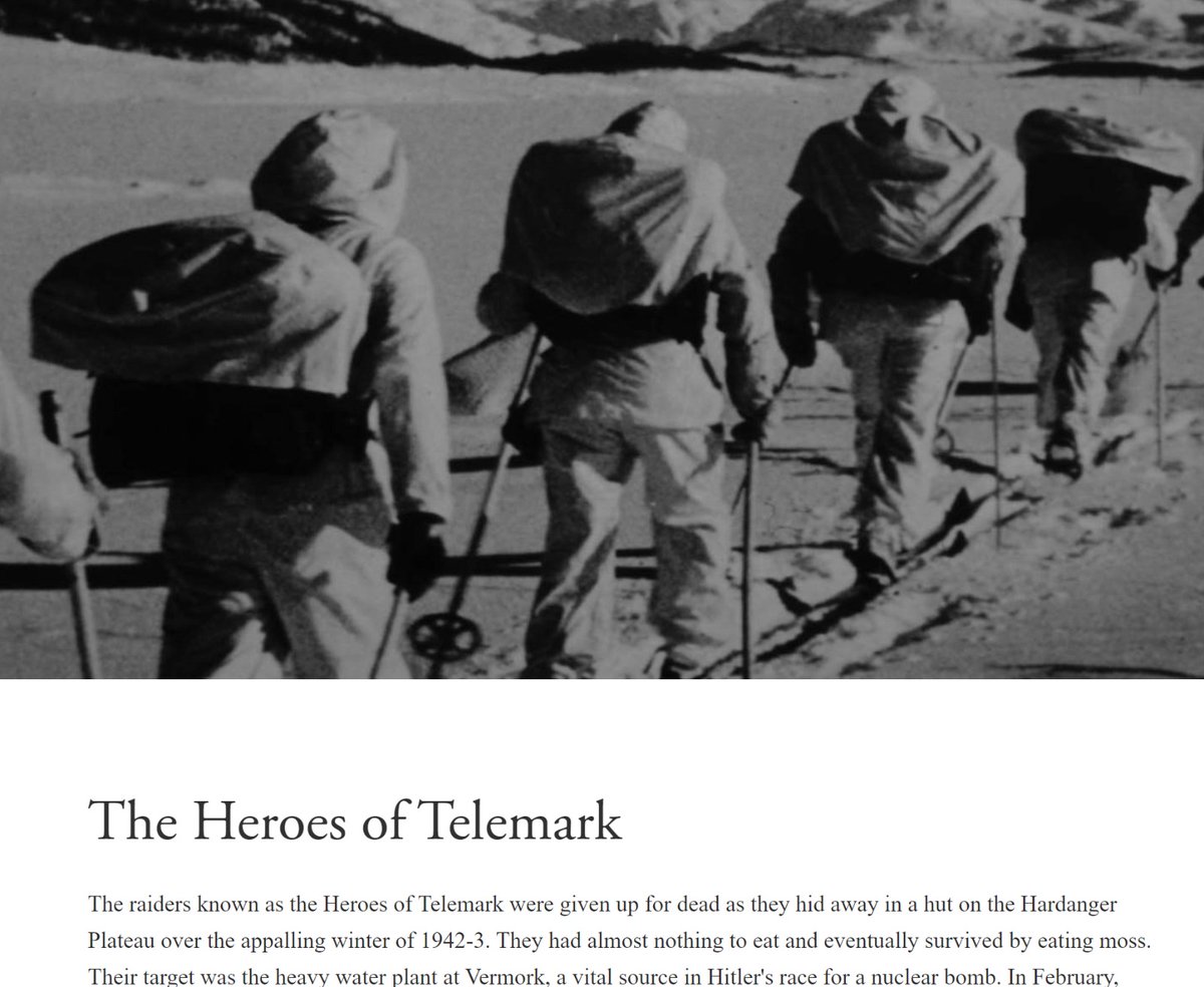 jamescracknell's tweet image. The @ForcesWivesChal head out to Norway as part of 1st all female team to retrace 1943 SOE raid (Heroes of Telemark) to halt Nazi attempt to develop hydrogen bomb. Raising awareness for War Widows Association. Good luck, one step at a time #fwchotladies