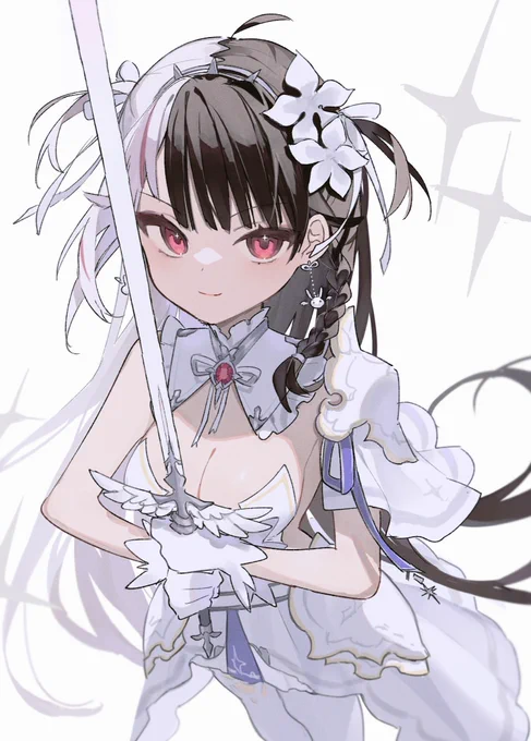 純白の戦士  #れなの鳥っくあーと 
