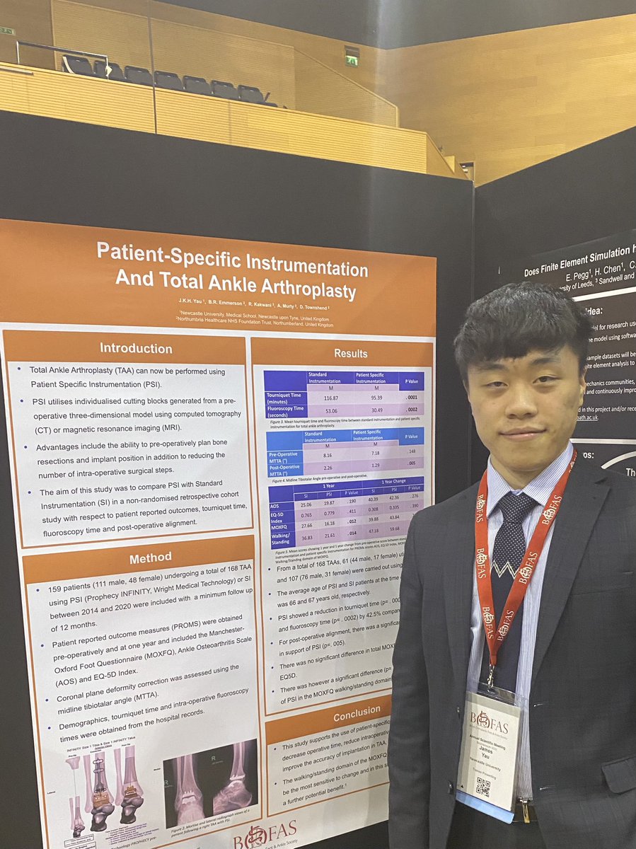 davetownshend (@northernfeet) on Twitter photo Great to see 4th Yr Med Student James Yau with his poster at #BOFAS22 this year demonstrating the benefits of Patient Specific Instrumentation in TAR. <a href="/NorthumbriaOrth/">Northumbria Orthopaedics</a> <a href="/UniofNewcastle/">Newcastle University</a> #prophecyTAR Great to see 4th Yr Med Student James Yau with his poster at #BOFAS22 this year demonstrating the benefits of Patient Specific Instrumentation in TAR. <a href="/NorthumbriaOrth/">Northumbria Orthopaedics</a> <a href="/UniofNewcastle/">Newcastle University</a> #prophecyTAR