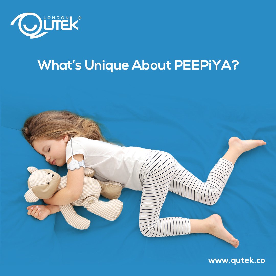 QutekGlobal's tweet photo. PEEPiYA Bedwetting Treatment Solution works past deep sleep, which is the root cause of bedwetting, to condition the child’s reflex system. With PEEPiYA, the child learns subconsciously to connect between his involuntary urination to the alarm response to waking up just in time. https://t.co/xyvrUHwart