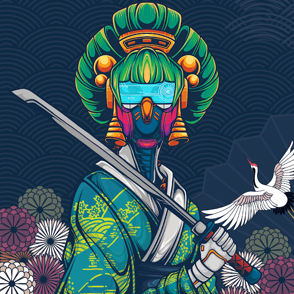 katyal_hamish's tweet photo. FUTURISTIC, AND KILLER LOOKS. This is what this @NFTgeisha portrays, visit my OpenSea and make it yours! https://t.co/xBDUgzzgm0