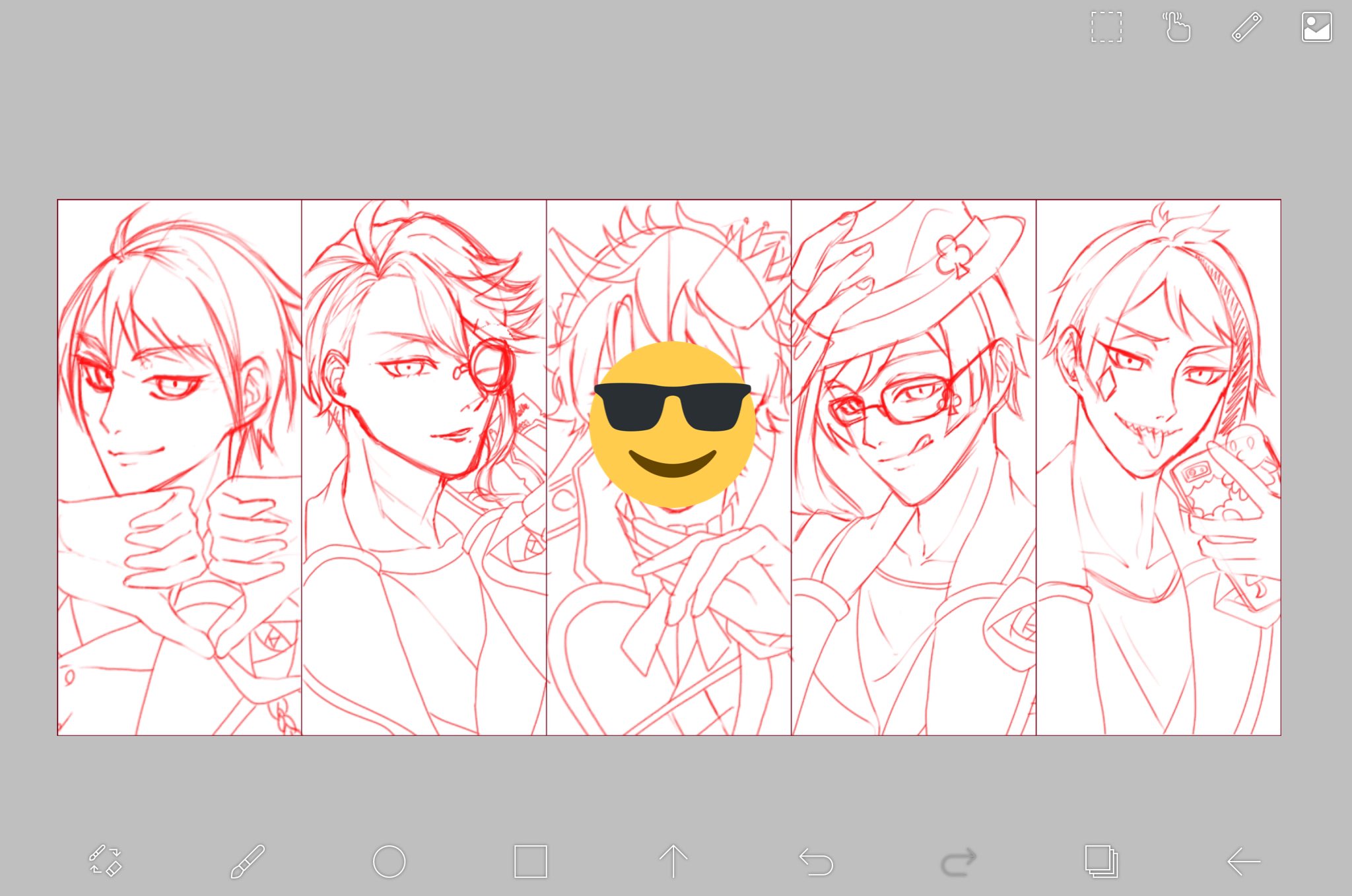 夜雫 イラスト イラスト練習中 ツイステ ツイステファンアート 寮服交換やり直しパート1 ハーツラビュル寮編 ラフ ラギーの顔ちょっと失敗したので隠します T Co Hqz22i0esd Twitter