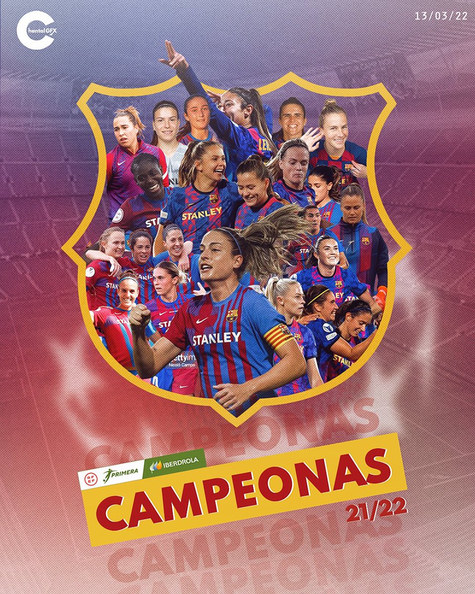 cchantalreyes's tweet photo. 📰 La portada #FutFem del l̶u̶n̶e̶s̶ domingo. El @FCBfemeni es CAMPEÓN DE LIGA 🏆 

✅ 24 partidos, 24 victorias.
⚽️ 136 goles a favor, 6 en contra.
🤯 6 jornadas para terminar la Liga.
7⃣ Ligas (récord), 3 consecutivas.

🔥 ESTRATOSFÉRICAS 🔥 https://t.co/uYM8styoq6
