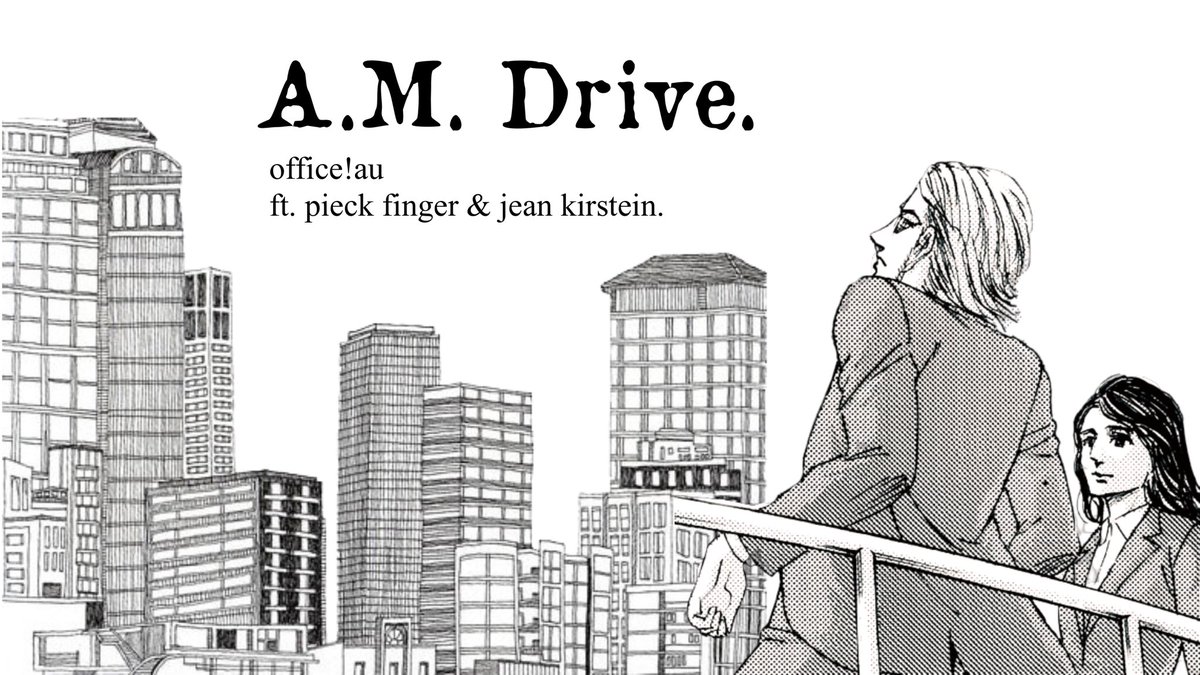 lilymagicals's tweet photo. βin a short time of late night drive with pieck, jean found a reason to keep his resignation letter undelivered.β
β a jeanpiku office!AU for #AoTFluffWeek2022 day two: late night drive. https://t.co/4FqlLm7YpA