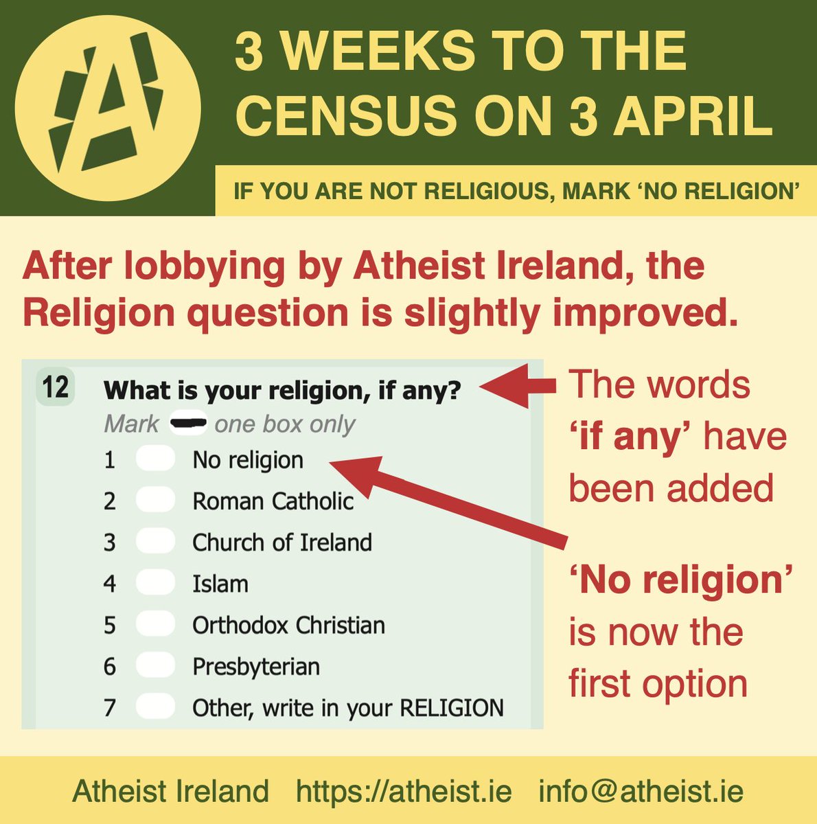 Atheist Ireland tweet media