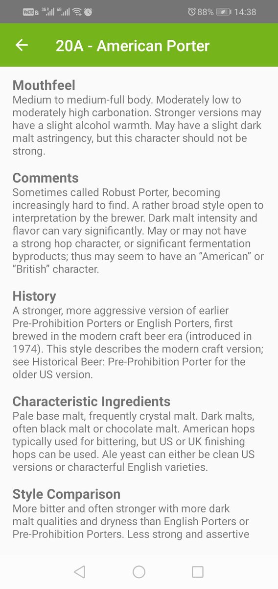 #BeerAppreciationSunday This is  what the #BJCP style guide says about this style, #AmericanPorter

 #CraftBeer #craftbeerlover #beeroclock #wearehereforthebeer #AcademicBrewer