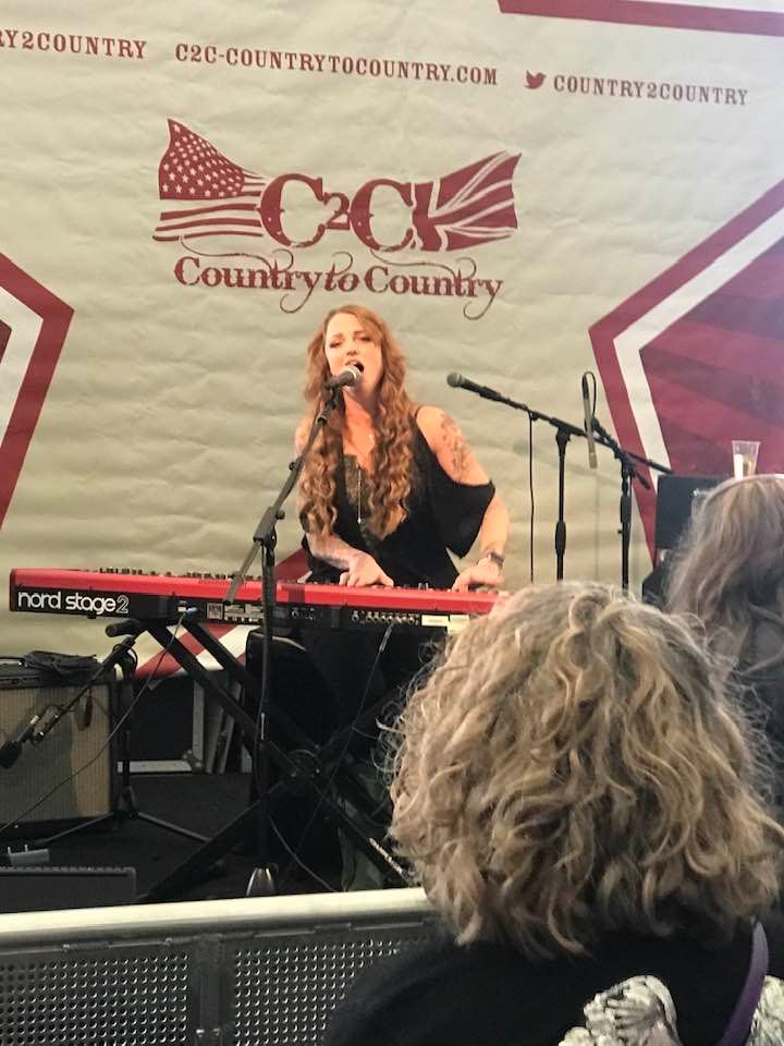 aiok1's tweet photo. @Keziagillmusic Heard good things about Kezia Gill but until C2C I had not seen her. Well her high reputation is well earned. She had played with her band earlier but I caught her going solo first on guitar and piano. A great singer songwriter she needed no accompaniment. A star. https://t.co/8GQctmOayG