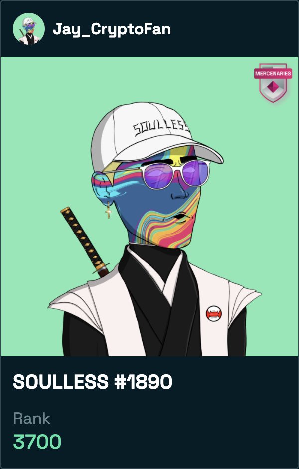 ArchLenz's tweet photo. Only 0.9% have the Trippy Body trait. 🔥🔥🔥
#TSC #SoullessCitadel #Soulless #NFT #ZIL #Zilliqa #BuildOnZilliqa #ZilFam $ZIL #Metapolis #Metaverse #Zilswap #ARKY https://t.co/TWOORX1I4f