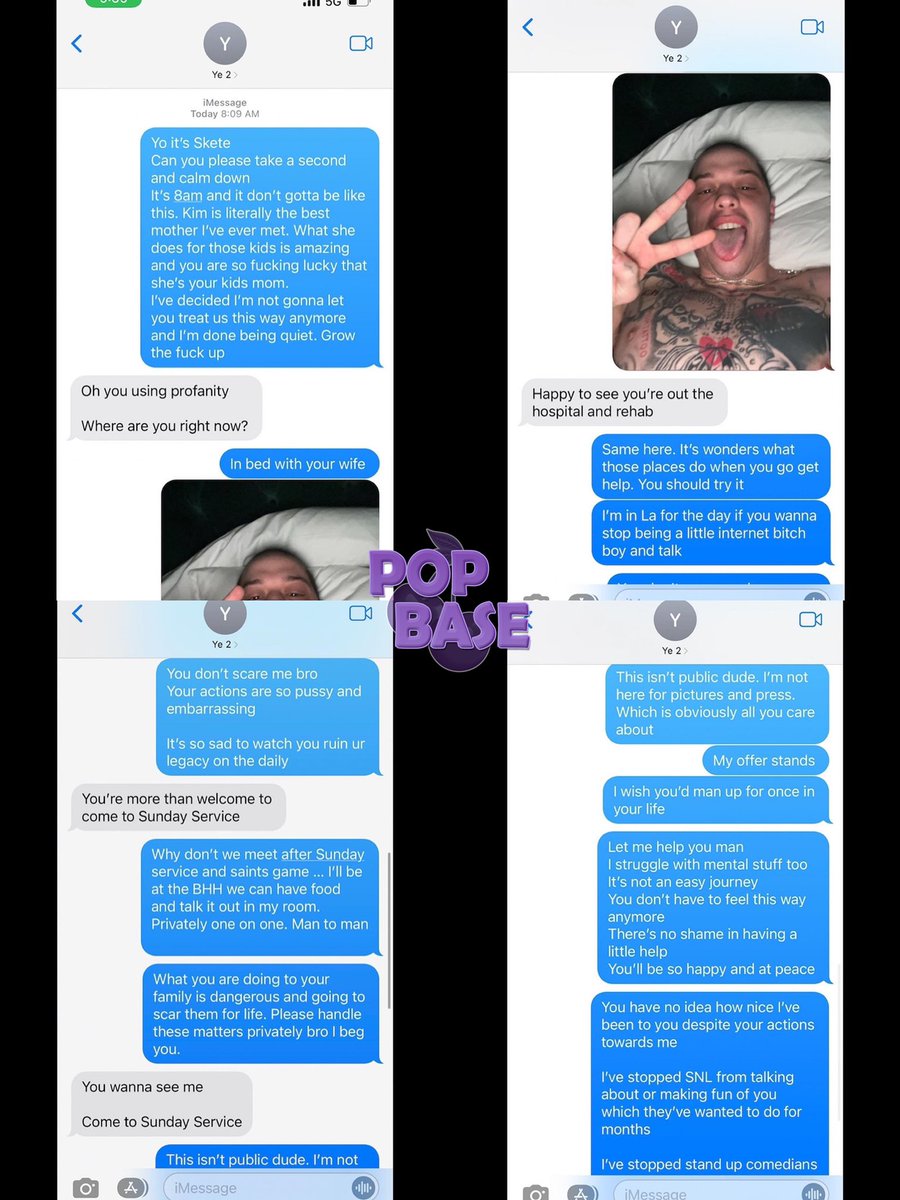 Pop Base on Twitter "Pete Davidson’s friend shares alleged text