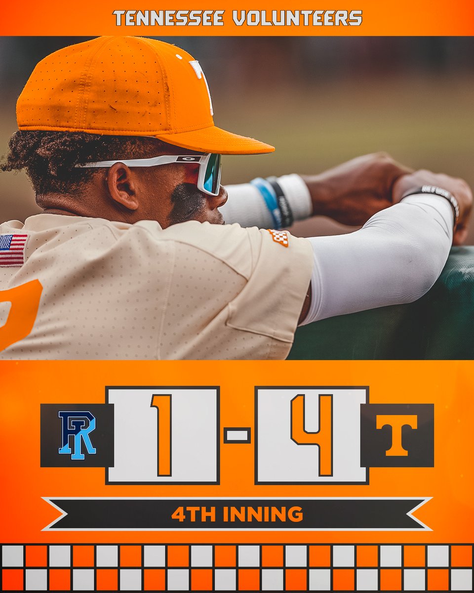Vol_Baseball's tweet photo. Vols lead Rhode Island by three as we head to the fourth!
#GBO // #OTH // #BeatURI https://t.co/QGCwUBw8V1