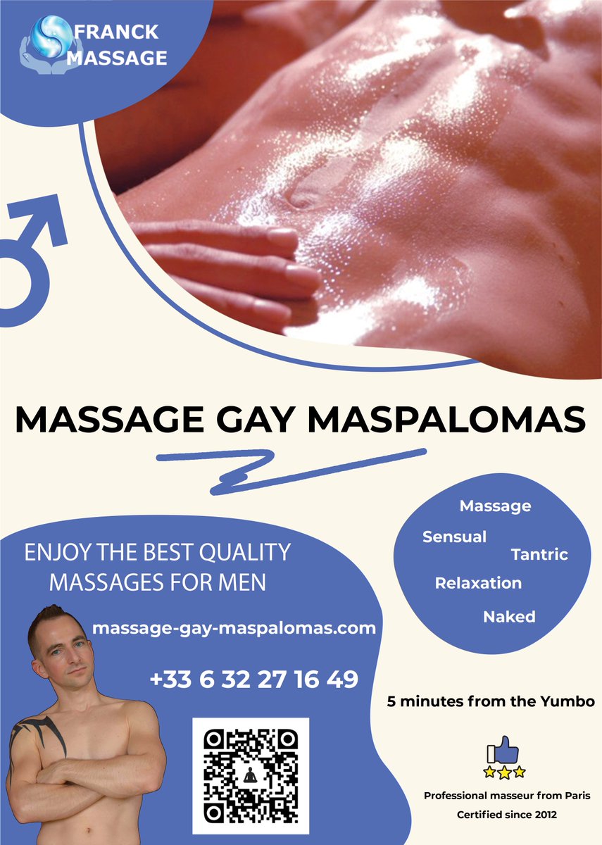 Massage_Hommes's tweet photo. Retrouvez moi du 1 au 19 avril à Maspalomas pour des moments de bien-être. https://t.co/9Zoi4iv6GN https://t.co/sXkgNLoXDA