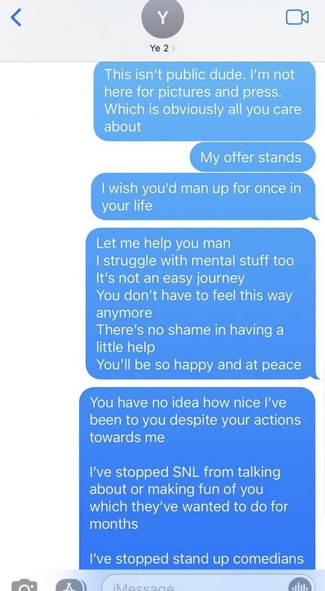 “Where are you right now?” - Kanye

“In bed with your wife” - Skete