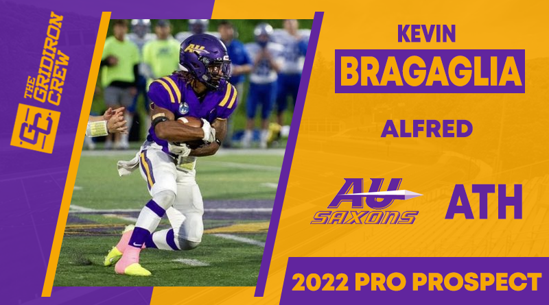 Gridiron_Crew's tweet photo. ⚠️ Attention Pro Scouts, Coaches, and GMs ⚠️

You need to look at 2022 Pro Prospect, Kevin Bragaglia @kayybeetwo, a RB/WR/RS from @AUSaxonFootball

#2022ProProspect #TGC #DraftTwitter #NFLDraft #ProFootball 🏈

👀 View our Interview: https://t.co/fDS1G1fx3I https://t.co/pqmNdZXDg5