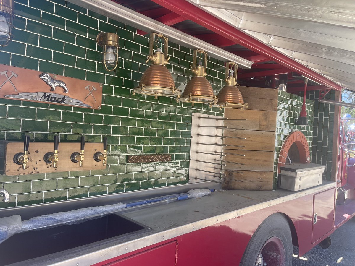 So we did a thing. We bought a food truck for the Club. Meet Blaze, our mobile wood fired pizza 🍕 operation. 🤘