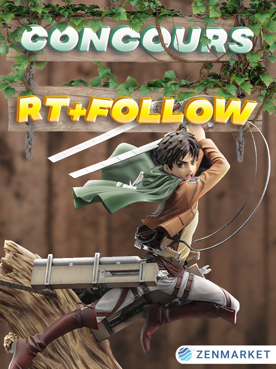 rayhackerman's tweet photo. 🎉 CONCOURS SPÉCIAL #ShingekiNoKyojin 🎉

↪️ RT + FOLLOW @zenmarket_fr et @rayhackerman pour tenter de gagner :

UNE FIGURINE ATTAQUE DES TITANS

📅 Tirage au sort le 20/03/22 https://t.co/0qBbdmH9Ja