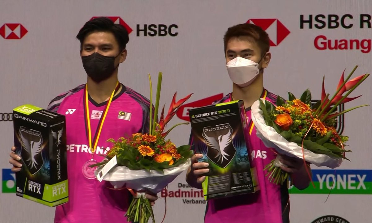 EzzaraIraa's tweet photo. Congratulation champion 🏆 Admire both of u punya fighting spirit 👏🔥🇲🇾 Hardwork makes a dream work 😎
#DinFei #izzuddin #gohszefei #GermanOpen2022 #GermanOpenSuper300 https://t.co/0Y2vrtNvDW