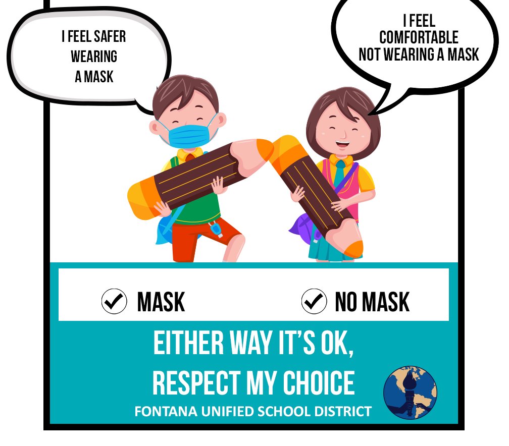 Just a reminder, starting tomorrow, Monday March 14, masks are no longer required, but are recommended while indoors on school grounds. Please remember to be kind and respectful of each other as people make the best choice about masks for themselves, and their family.