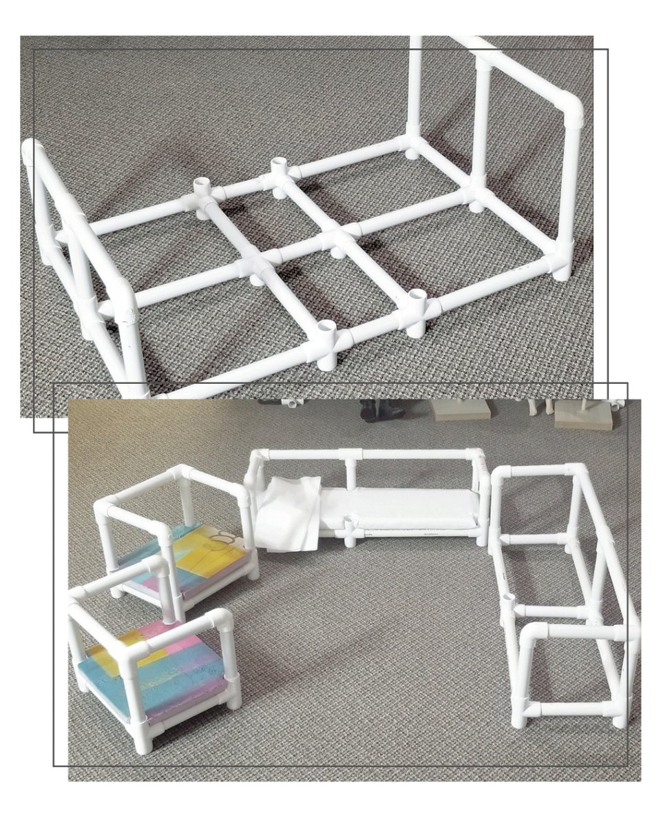 MelissaMelorie's tweet photo. Making furniture for my BJD family. I'm hoping to take more photos of my dolls. Once done they will have two chairs, a couch, loveseat, and bed. What more could they want?

#dolllife #dollstyle #dollshouse #dollcommunity #dollstagram #bjdfurniture #bjddiorama https://t.co/8uOiFxYVwe