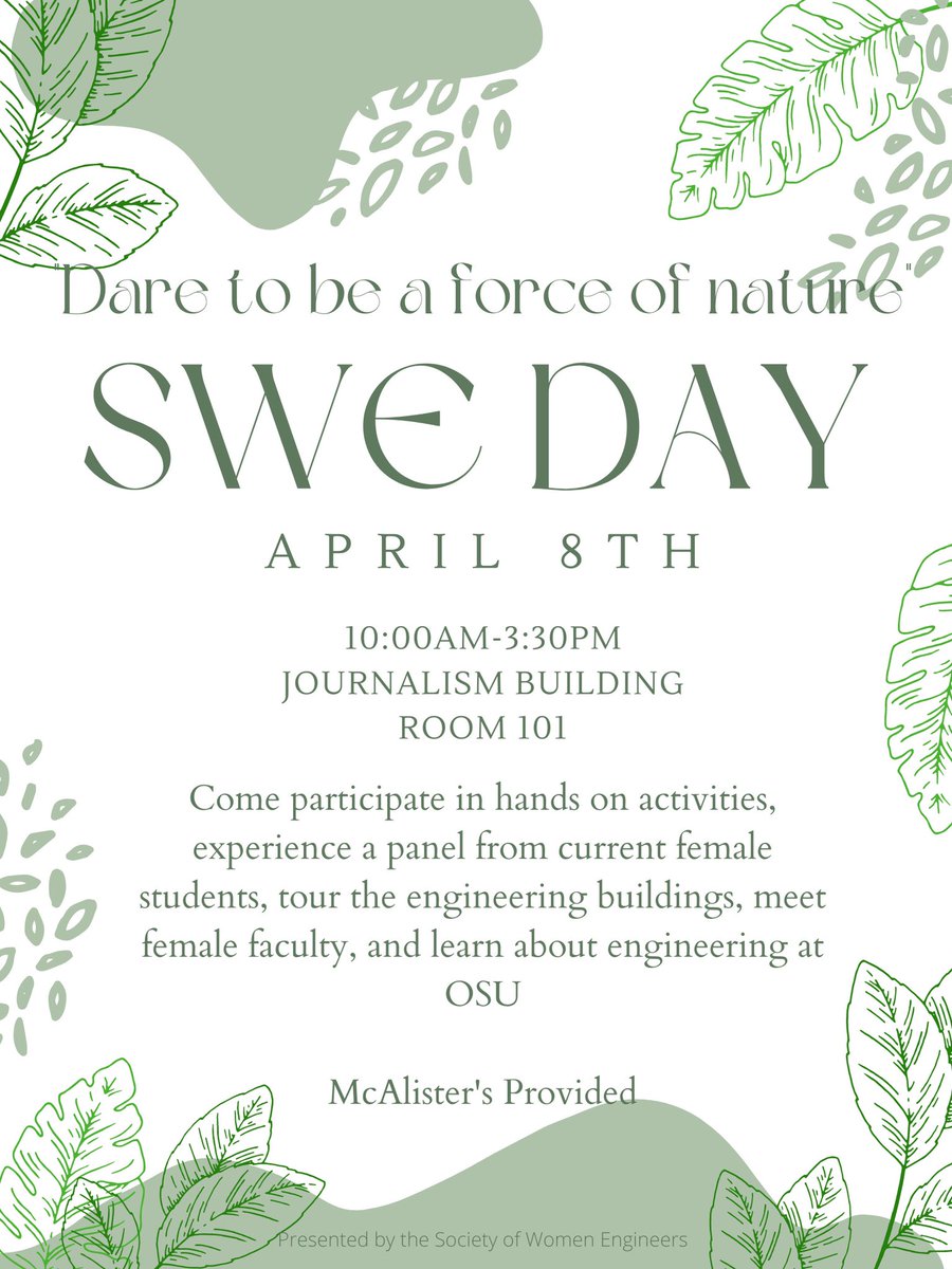 swe_okstate's tweet photo. We are excited to present to you SWE DAY 2022! https://t.co/uq12WsOpdQ