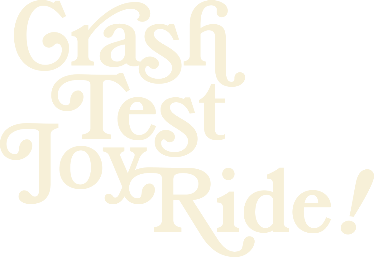 CrashTestJR's tweet photo. New font. What do you think? https://t.co/OdGvZNb2F2