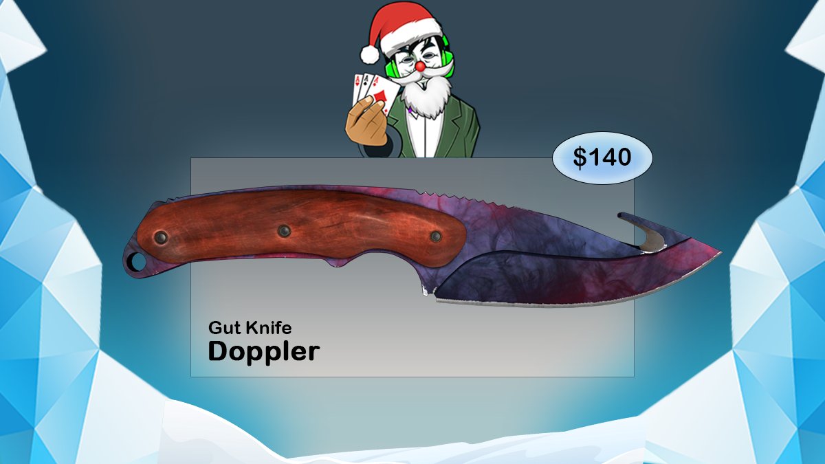 AnoNgambles's tweet photo. ⭐️Gut Knife Doppler #CSGOGiveaway #1/10⭐️

To Enter:

✅Retweet
✅Like/Comment/Sub (PROOF!)
https://t.co/rA7elmSrWy

⏰Ends in 72hrs! GL!🍀 https://t.co/H1hmmdX02K