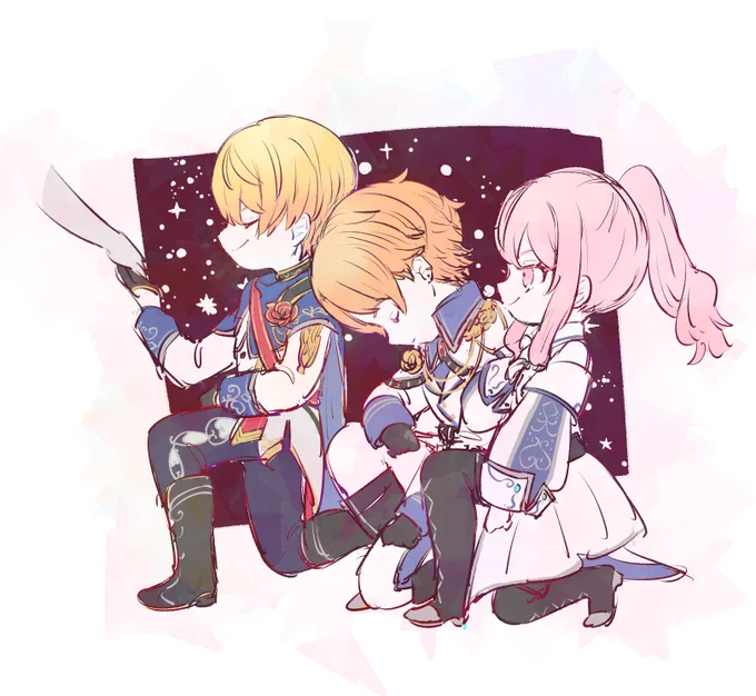 ホワイトデー騎士の3人⚔
司くんと彰人くんと瑞希ちゃん🌟 