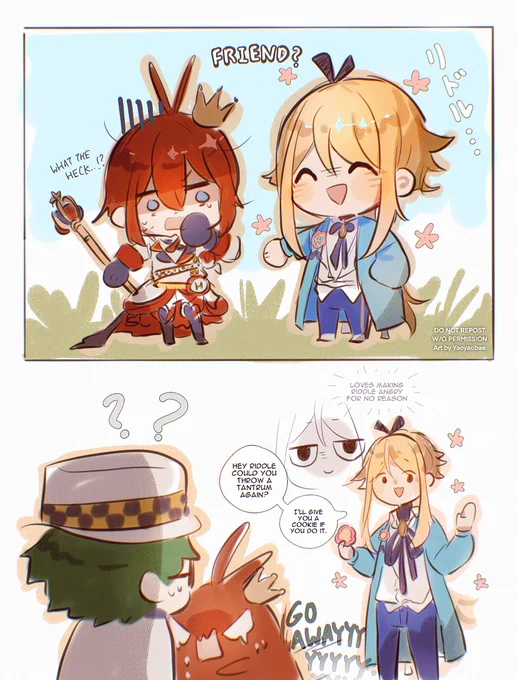 they get along :3 