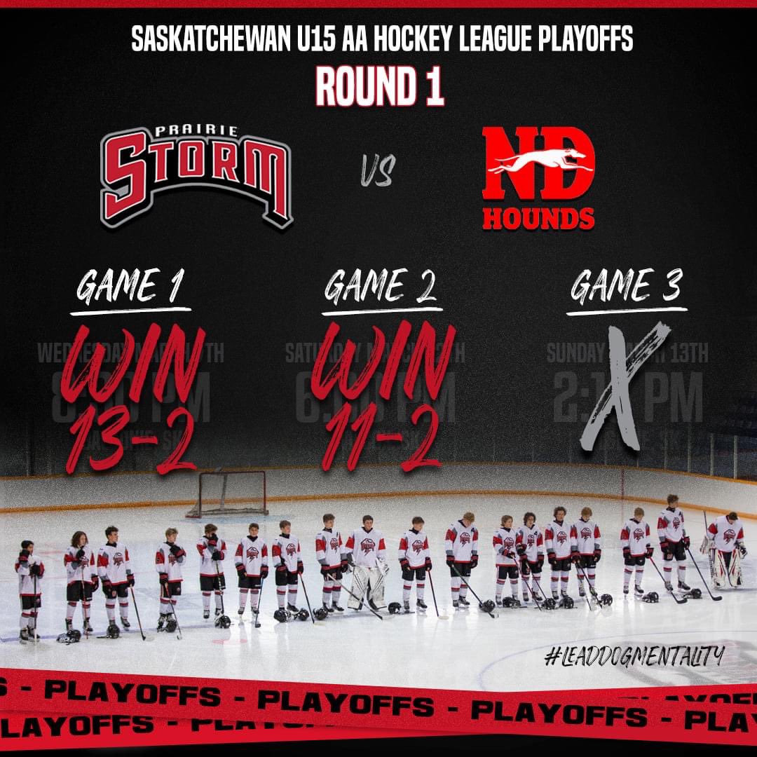 PLAYOFFS UPDATE: After a Game 2 win, we complete our series against Notre Dame and advance to South Semi Finals!

Round 2 match ups will be determined late Monday evening. Stay Tuned! #leaddogmentality