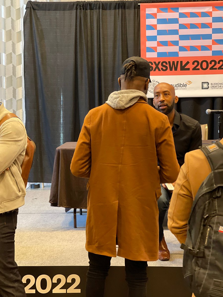 thehappaningapp's tweet photo. In conversation with @kwameyaoanku from Black Star Fund

#thisishappaning #SXSW22 #SXSW2022 #SXSWPitch https://t.co/9Ryd7NuVCK