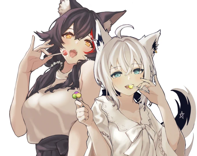 #みおーん絵   #絵フブキ

ホワイトデー ミオフブキ 